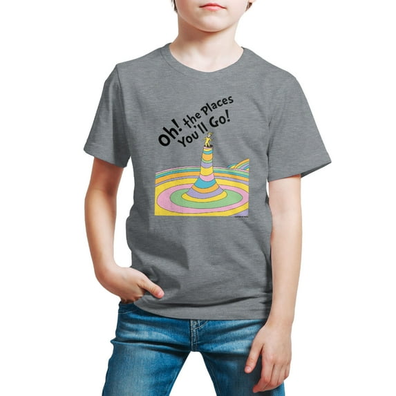 Dr. Seuss - Oh! The Places You'll Go - Toddler And Youth Short Sleeve Graphic T-Shirt