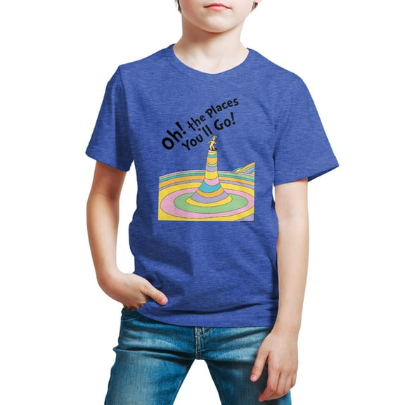 Dr. Seuss - Oh! The Places You'll Go - Toddler And Youth Short Sleeve Graphic T-Shirt