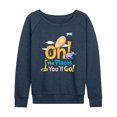 thumbnail image 1 of Dr. Seuss - Oh! The Places You'll Go - Women's Lightweight French Terry Long Sleeve Shirt, 1 of 6