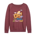 thumbnail image 1 of Dr. Seuss - Oh! The Places You'll Go - Women's Lightweight French Terry Long Sleeve Shirt, 1 of 6