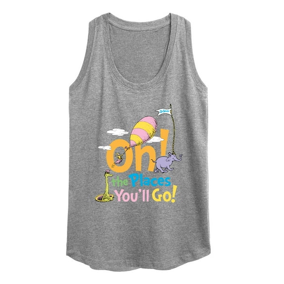 Dr. Seuss - Oh! The Places You'll Go - Women's Racerback Tank Top