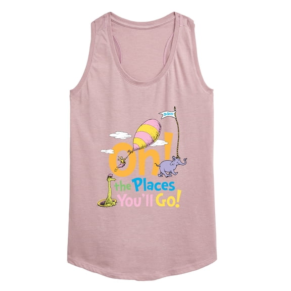 Dr. Seuss - Oh! The Places You'll Go - Women's Racerback Tank Top