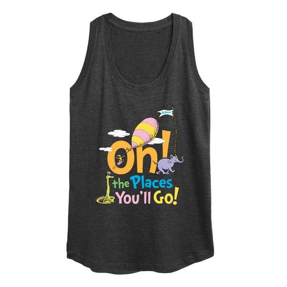 Dr. Seuss - Oh! The Places You'll Go - Women's Racerback Tank Top