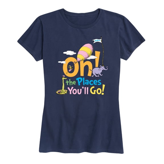 Dr. Seuss - Oh! The Places You'll Go - Women's Short Sleeve Graphic T-Shirt