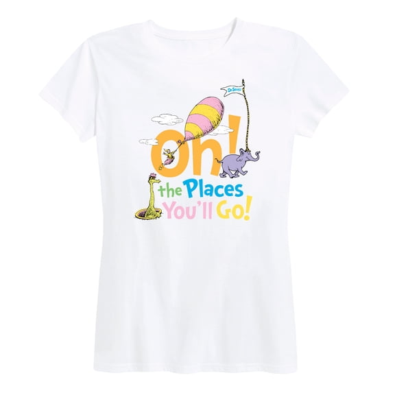 Dr. Seuss - Oh! The Places You'll Go - Women's Short Sleeve Graphic T-Shirt