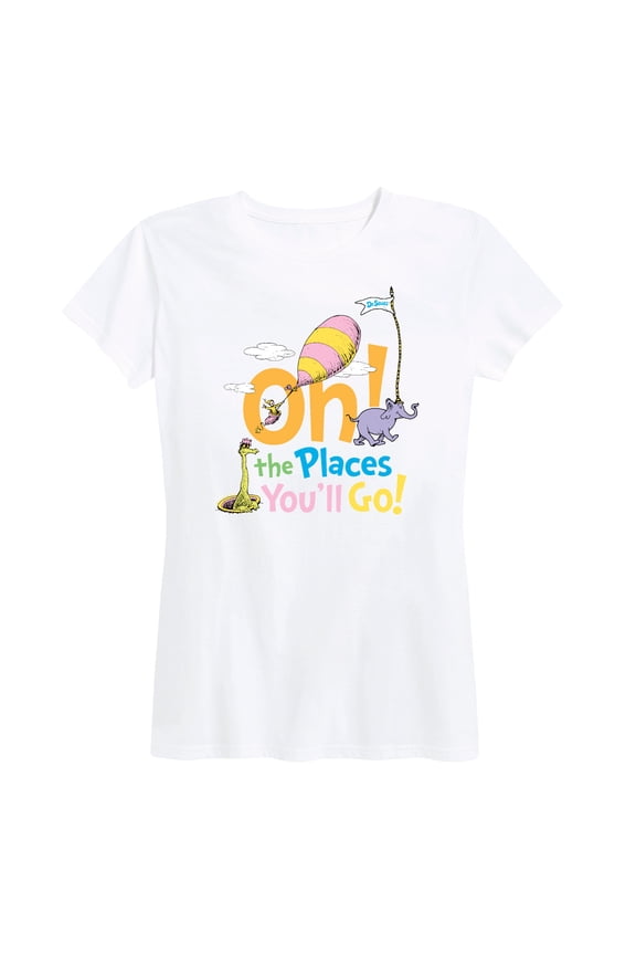 - Oh! The Places You'll Go - Women's Short Sleeve Graphic T-Shirt