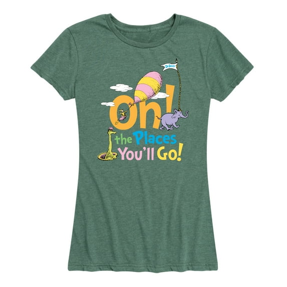 Dr. Seuss - Oh! The Places You'll Go - Women's Short Sleeve Graphic T-Shirt