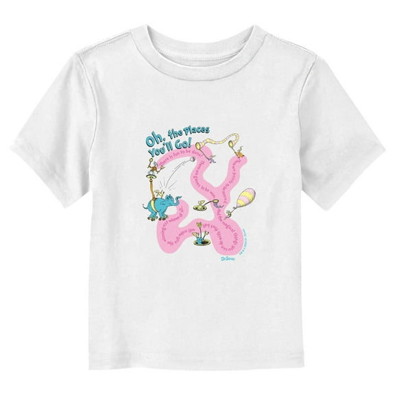 Dr. Seuss Oh the Places You'll Go Quote Graphic  Graphic T-Shirt