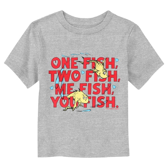 Dr. Seuss One Fish Two Fish Me Fish You Fish Graphic T-Shirt