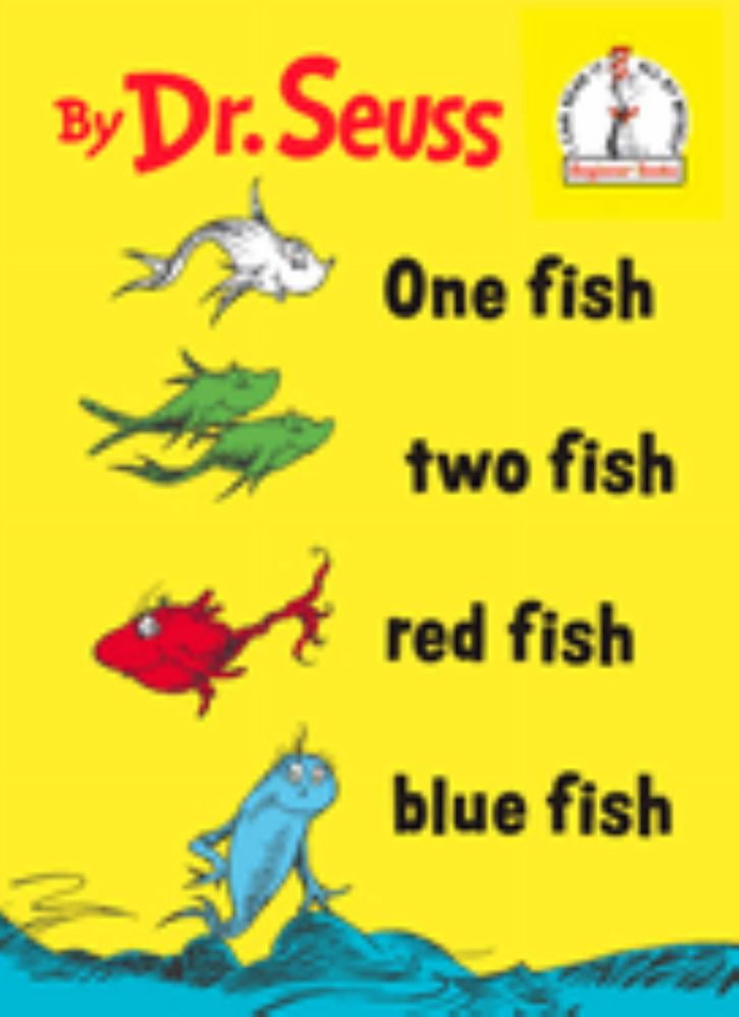 Walmart daily deals:  Dr. Seuss's One Fish Two Fish Red Fish Blue Fish - Hardcover, Large Print Edition for Beginner Readers