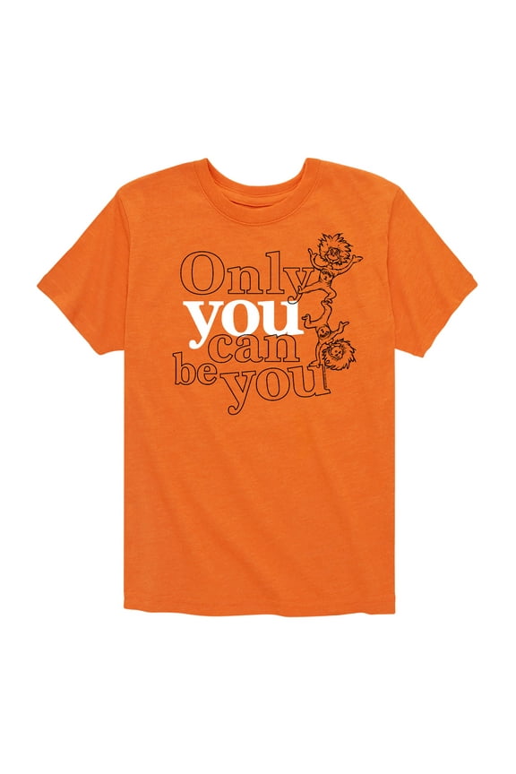 - Thing One and Thing Two Only You Can Be You - Toddler And Youth Short Sleeve Graphic T-Shirt