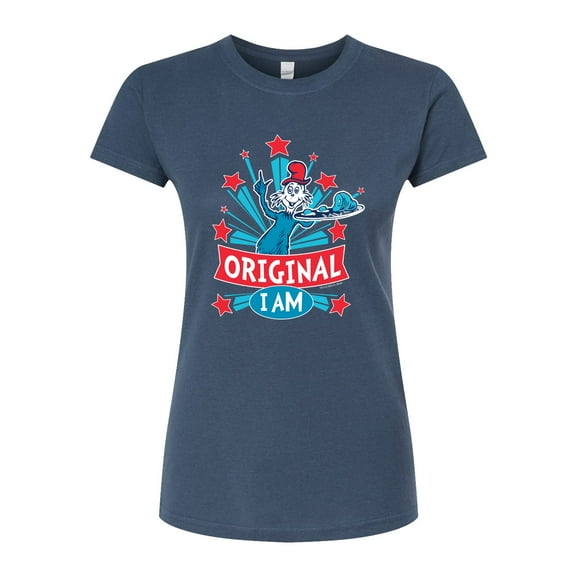 Dr. Seuss - Original I Am Green Eggs and Ham - Juniors Fitted Graphic T-Shirt