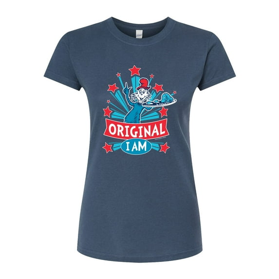 Dr. Seuss - Original I Am Green Eggs and Ham - Juniors Fitted Graphic T-Shirt