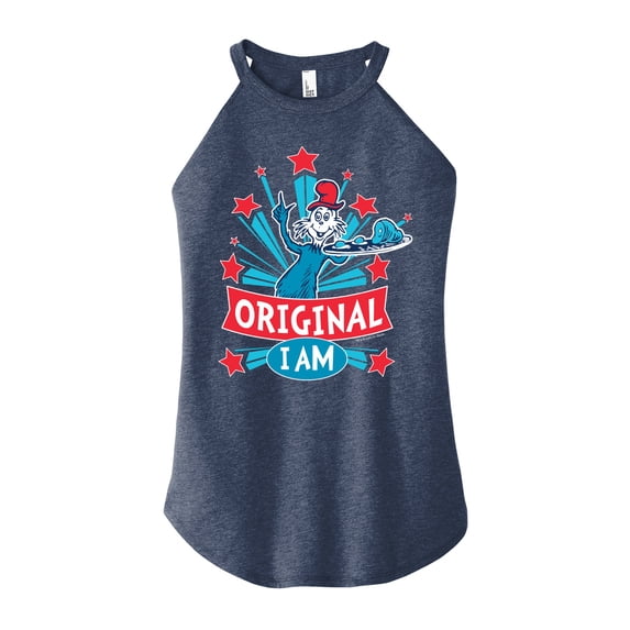 Dr. Seuss - Original I Am - Juniors High Neck Tank Top