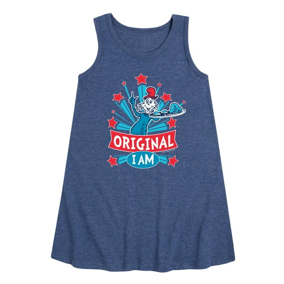 Dr.Seuss - Original I'am - Toddler and Youth Girls A-line Dress