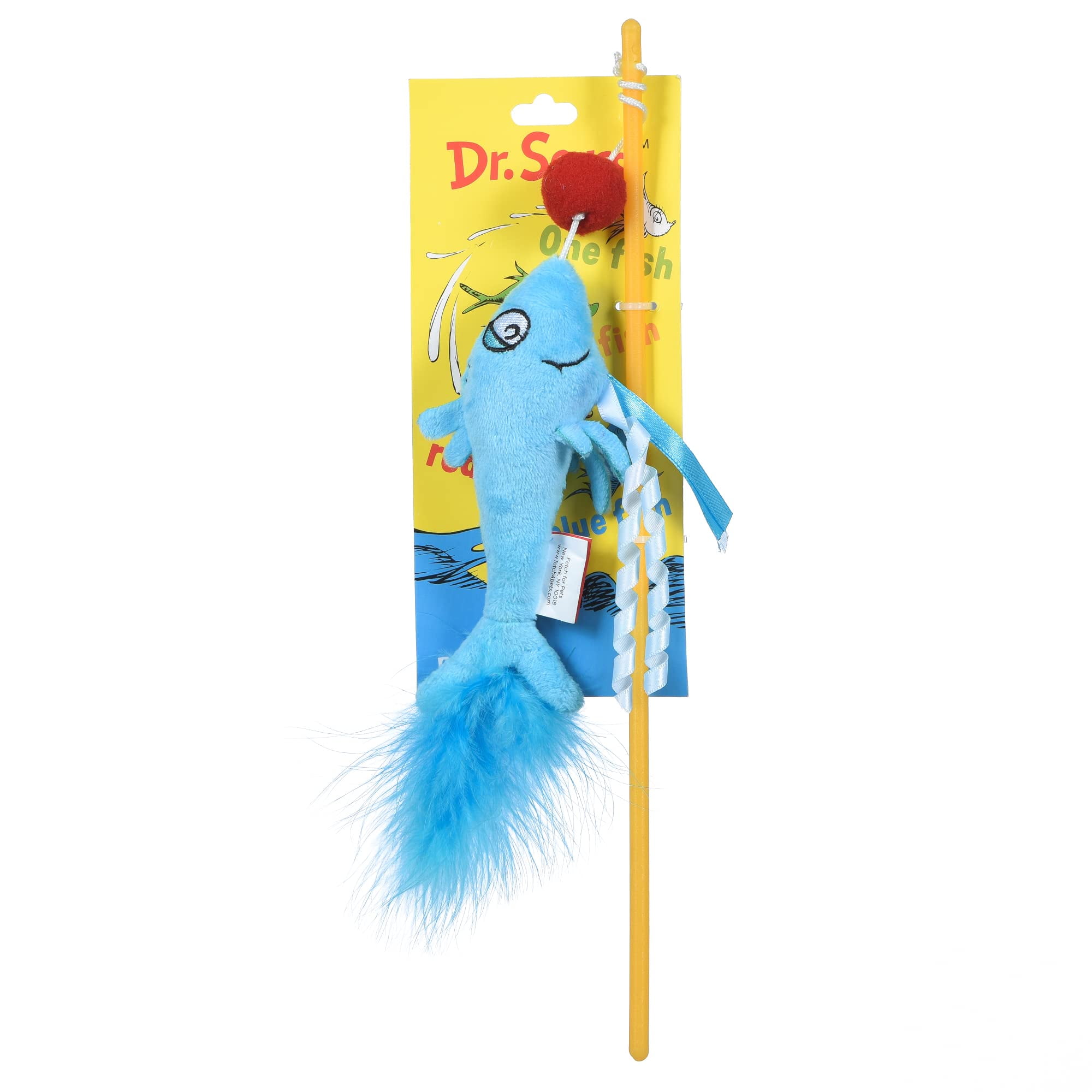 Dr. Seuss for Pets Dr. Seuss One Fish Two Fish Catnip Wand Cat Toy