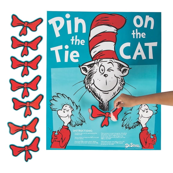 Dr Seuss Pin Game - Party Favors - 38 Pieces