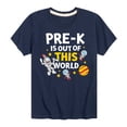 thumbnail image 1 of Dr. Seuss - Pre-K Out Of This World - Toddler And Youth Short Sleeve Graphic T-Shirt, 1 of 6