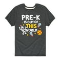 thumbnail image 1 of Dr. Seuss - Pre-K Out Of This World - Toddler And Youth Short Sleeve Graphic T-Shirt, 1 of 6