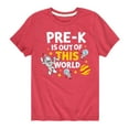 thumbnail image 1 of Dr. Seuss - Pre-K Out Of This World - Toddler And Youth Short Sleeve Graphic T-Shirt, 1 of 6