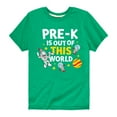 thumbnail image 1 of Dr. Seuss - Pre-K Out Of This World - Toddler And Youth Short Sleeve Graphic T-Shirt, 1 of 6