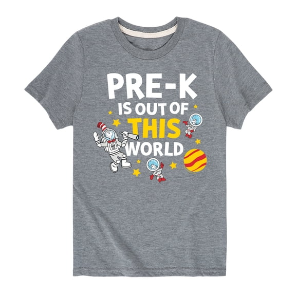 Dr. Seuss - Pre-K Out Of This World - Toddler And Youth Short Sleeve Graphic T-Shirt