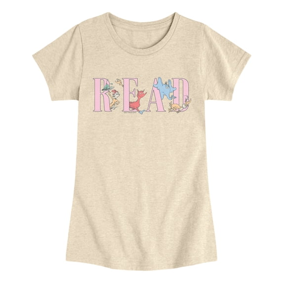 Dr. Seuss - Read Fitted Short Sleeve Graphic T-Shirt