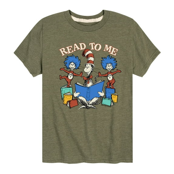 Dr. Seuss - Read To Me - Toddler And Youth Short Sleeve Graphic T-Shirt