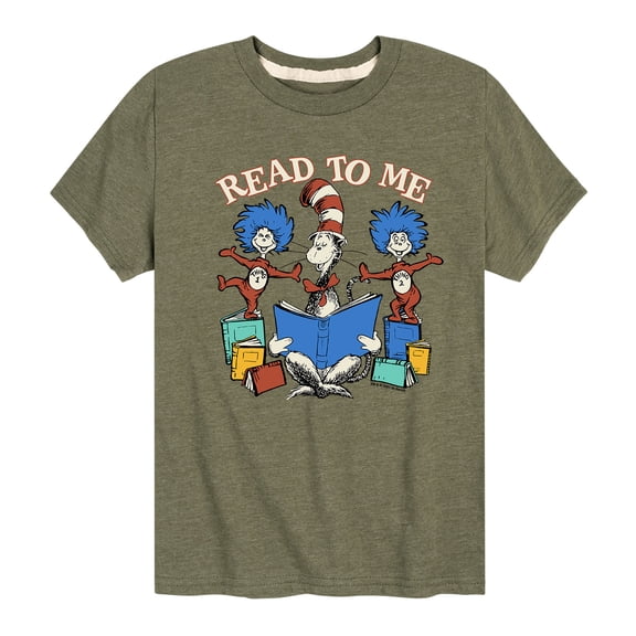 Dr. Seuss - Read To Me - Toddler And Youth Short Sleeve Graphic T-Shirt