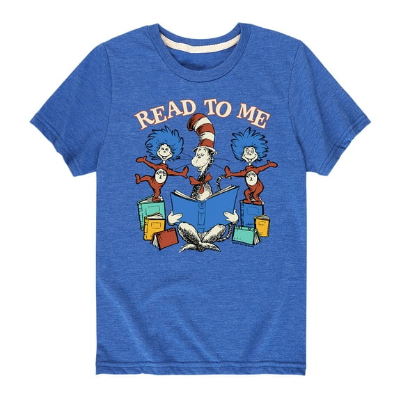 Dr. Seuss - Read To Me - Toddler And Youth Short Sleeve Graphic T-Shirt