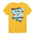thumbnail image 1 of Dr. Seuss - Recess Is My Favorite Thing - Toddler And Youth Short Sleeve Graphic T-Shirt, 1 of 6