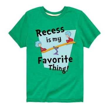 Dr. Seuss - Recess Is My Favorite Thing - Toddler And Youth Short Sleeve Graphic T-Shirt