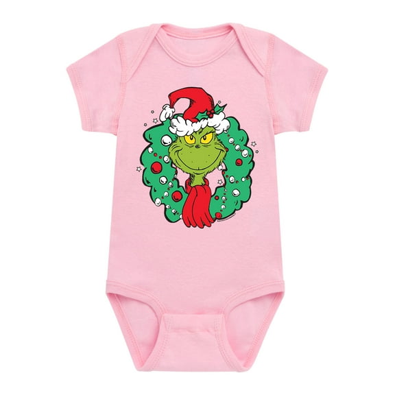 Dr. Seuss - Santa Grinch - Infant Baby One Piece