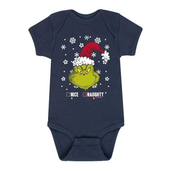Dr. Seuss - Santa Grinch - Infant Baby One Piece