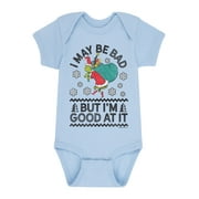 Dr. Seuss - Santa Grinch - Infant Baby One Piece