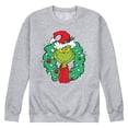 thumbnail image 1 of Dr. Seuss - Santa Grinch - Men's Crew Neck Fleece Pullover, 1 of 4