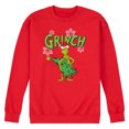 thumbnail image 1 of Dr. Seuss - Santa Grinch - Men's Crew Neck Fleece Pullover, 1 of 4