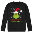 thumbnail image 1 of Dr. Seuss - Merry Grinchmas Santa Grinch - Men's Crew Neck Fleece Pullover, 1 of 4