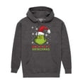 thumbnail image 1 of Dr. Seuss - Merry Grinchmas Santa Grinch - Men's Pullover Hooded Fleece Sweatshirt, 1 of 5