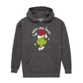 thumbnail image 1 of Dr. Seuss - Santa Grinch - Men's Pullover Hooded Fleece Sweatshirt, 1 of 5