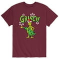 thumbnail image 1 of Dr. Seuss - Santa Grinch - Men's Short Sleeve Graphic T-Shirt, 1 of 4