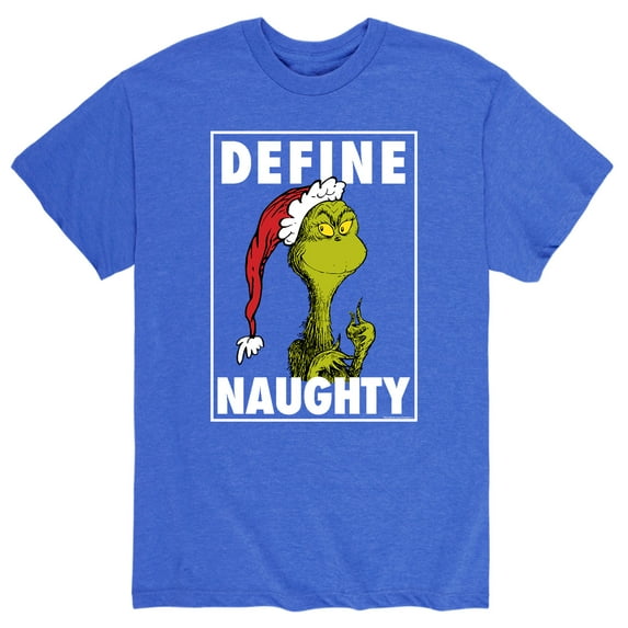 Dr. Seuss - Santa Grinch - Men's Short Sleeve Graphic T-Shirt