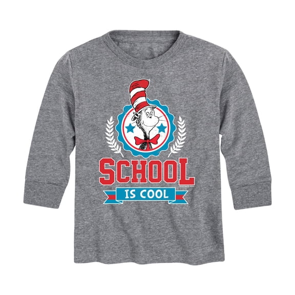 Dr. Seuss - School Is Cool - Toddler And Youth Long Sleeve Graphic T-Shirt