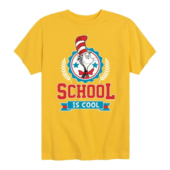 Dr. Seuss - School Is Cool - Toddler And Youth Short Sleeve Graphic T-Shirt