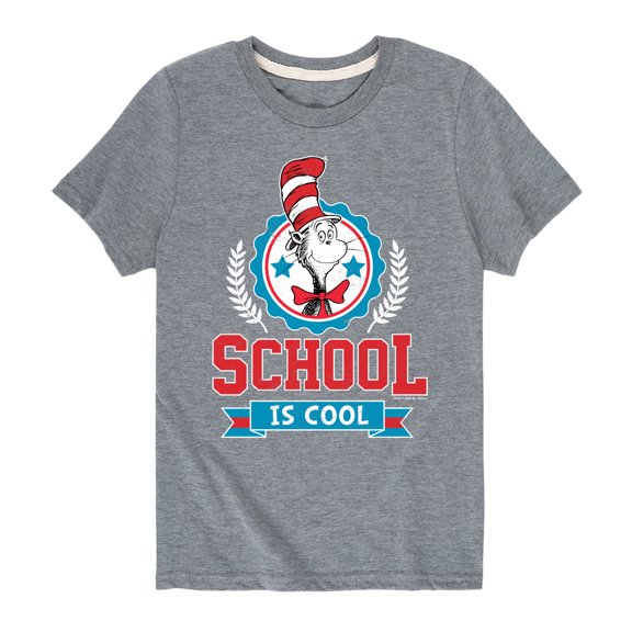 Dr. Seuss - School Is Cool - Toddler And Youth Short Sleeve Graphic T-Shirt