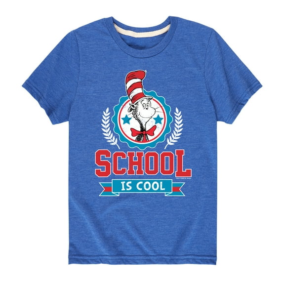 Dr. Seuss - School Is Cool - Toddler And Youth Short Sleeve Graphic T-Shirt