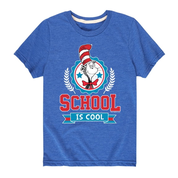 Dr. Seuss - School Is Cool - Toddler And Youth Short Sleeve Graphic T-Shirt