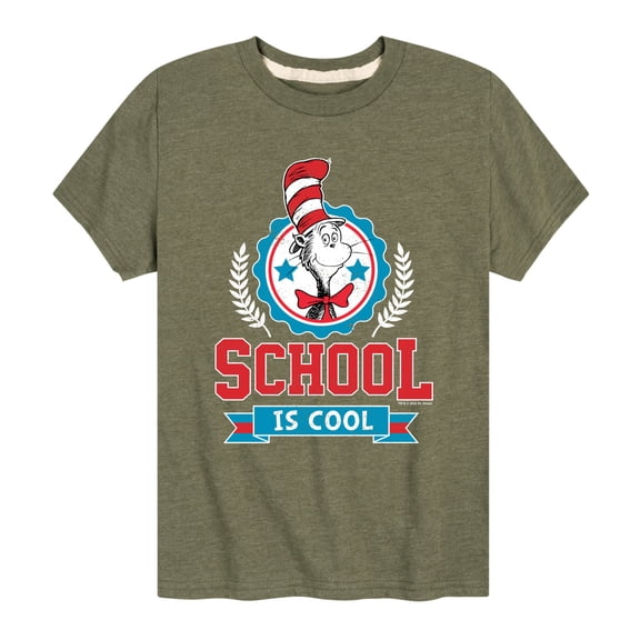 Dr. Seuss - School Is Cool - Toddler And Youth Short Sleeve Graphic T-Shirt