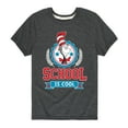 thumbnail image 1 of Dr. Seuss - School Is Cool - Toddler And Youth Short Sleeve Graphic T-Shirt, 1 of 6