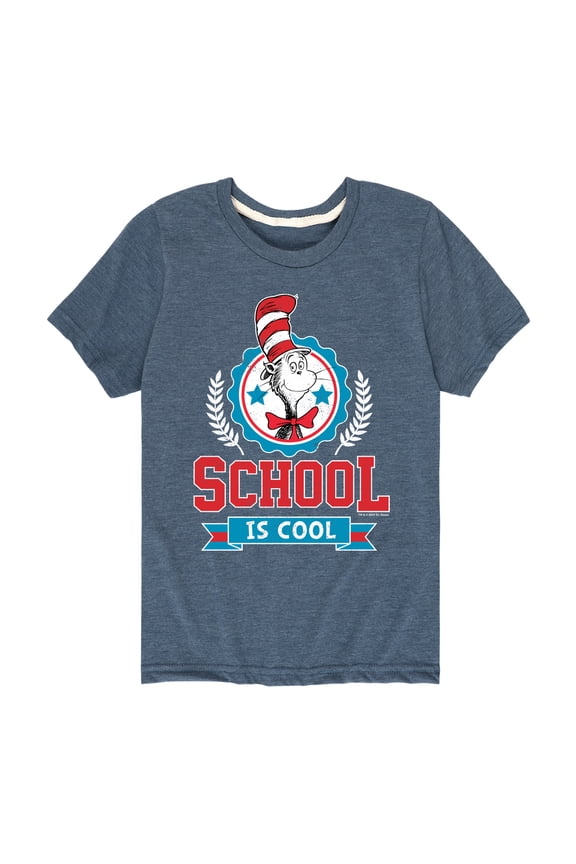 - School Is Cool - Toddler And Youth Short Sleeve Graphic T-Shirt